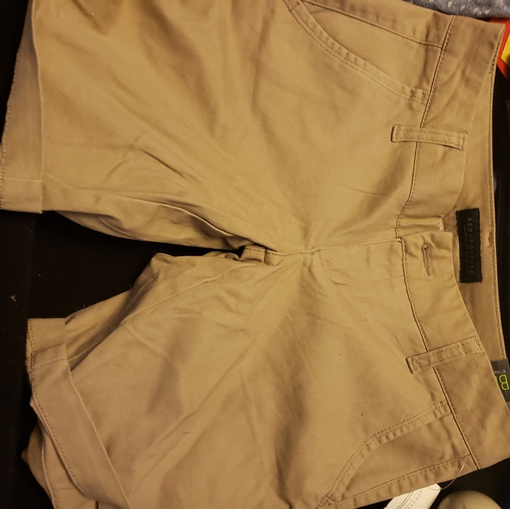 Juniors khaki shorts